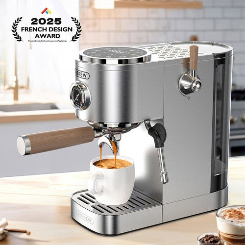 Machine à café semi-automatique HiBREW H13, double chaudière Machine à café semi-automatique HiBREW H13, double chaudière